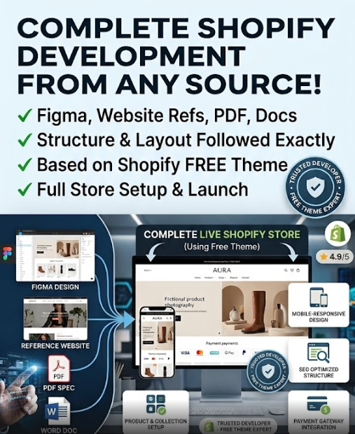 Shopify Free Theme Store Development