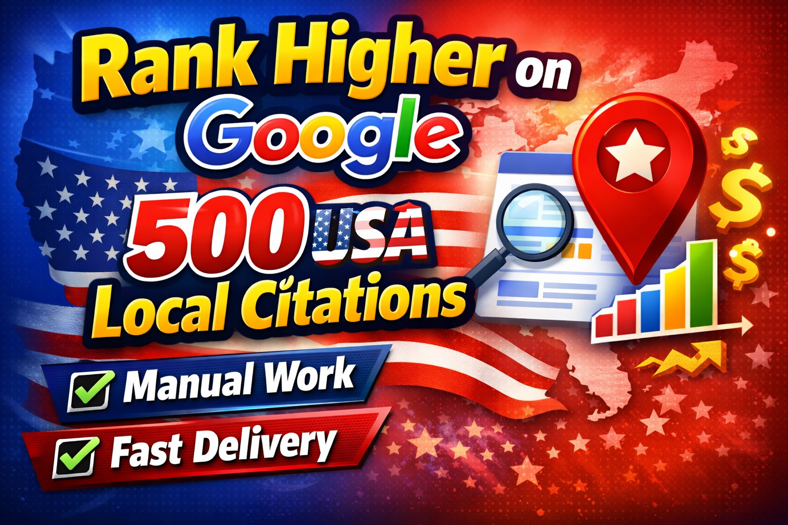 I will do Usa Local citations and business directories