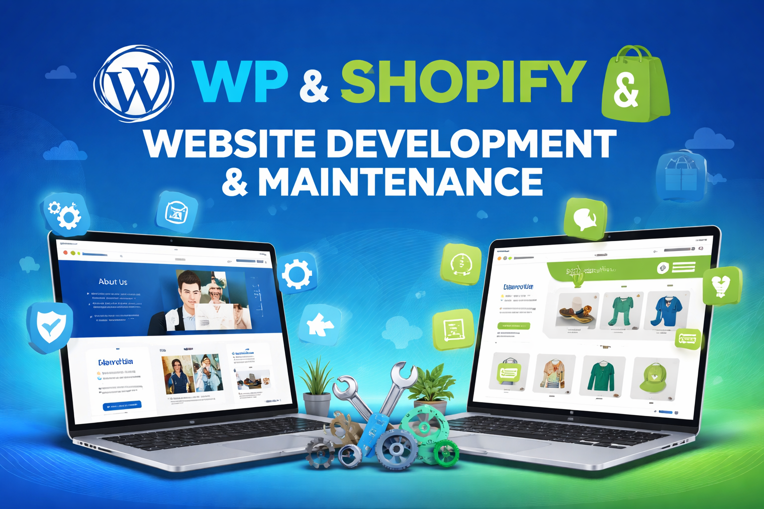 I will build or redesign a professional WordPress or Shopify website