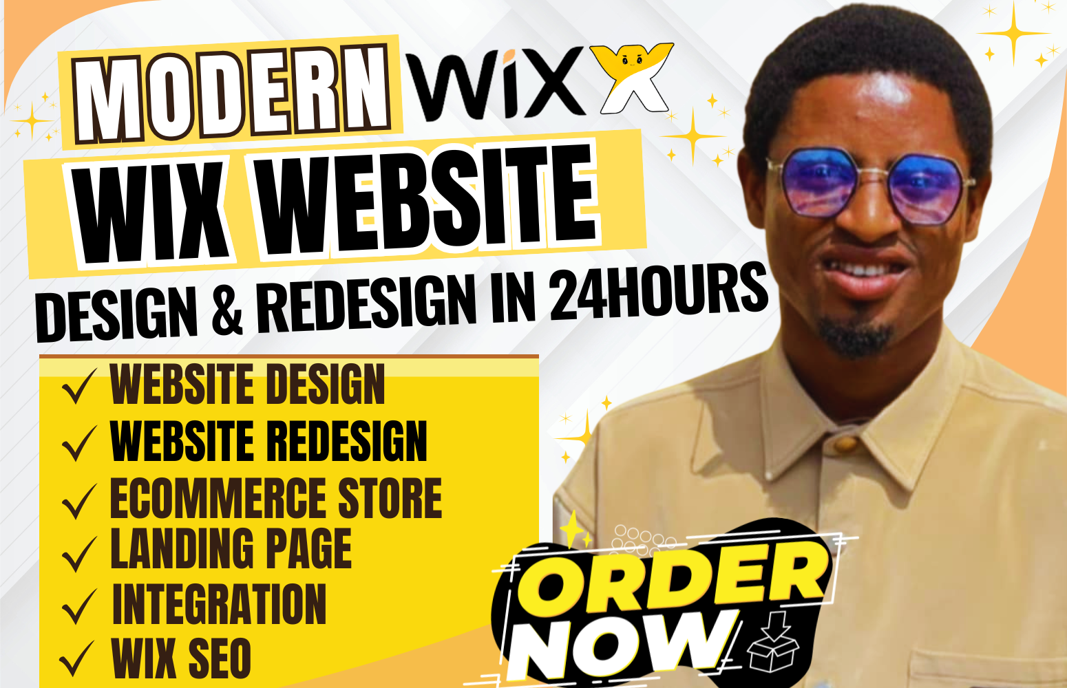 I will design a professional Shopify or Wix ecommerce website