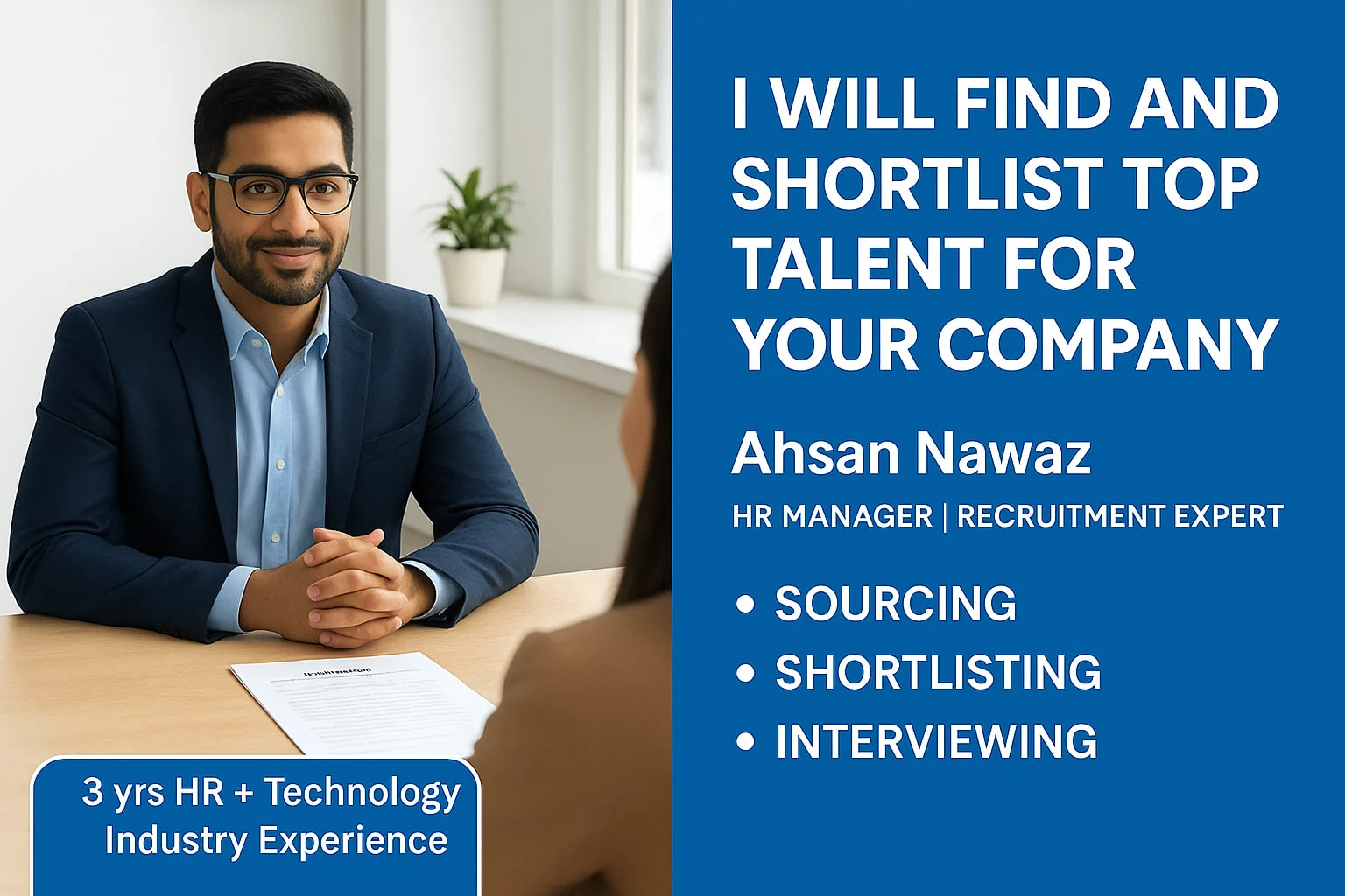 I will be your virtual HR for recruitment hiring and onboarding